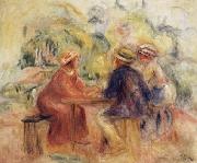 Pierre Renoir Meeting in the Garden Germany oil painting artist